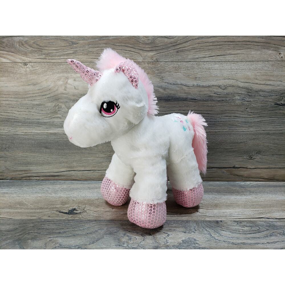 Dan Dee celebrate unicorn plush pink sparkle 2019 star stuffed animal